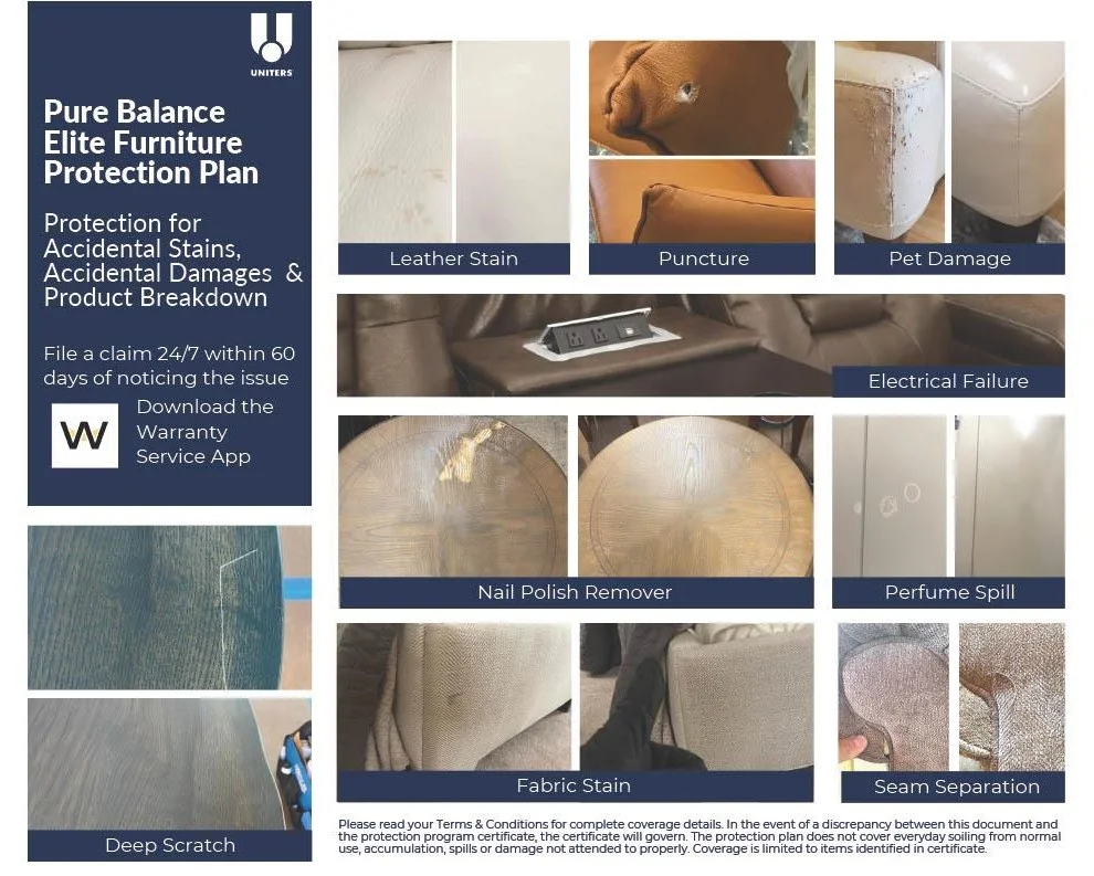 Uniters Furniture Protection Plan 059005222 2500 2999 Furniture